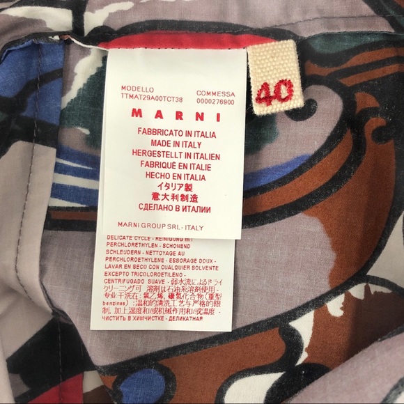 FINAL SALE Marni Sleeveless Floral Blouse Top Boatneck 40 4 - Picture 8 of 11